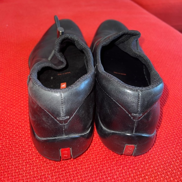 VINTAGE Prada Leather Loafers - Picture 5 of 8